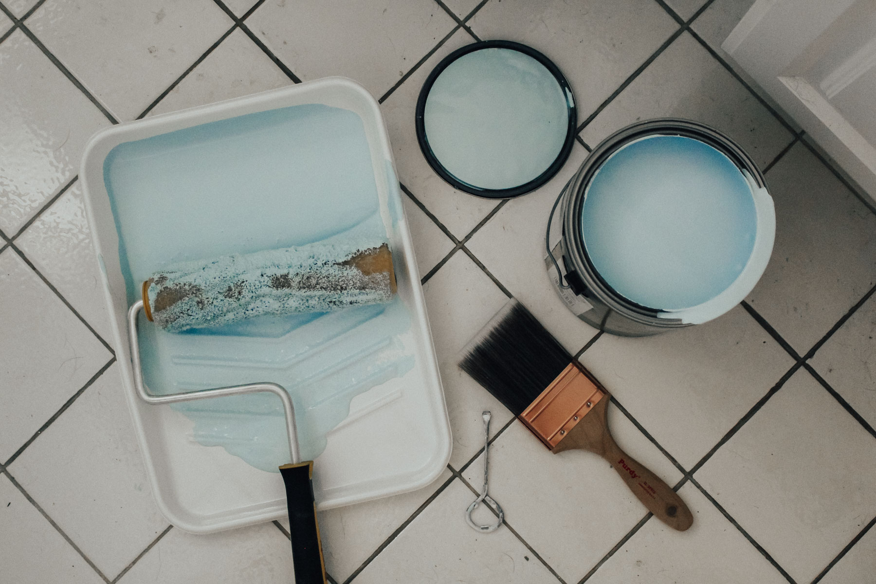 rental bathroom makeover before and after DIY