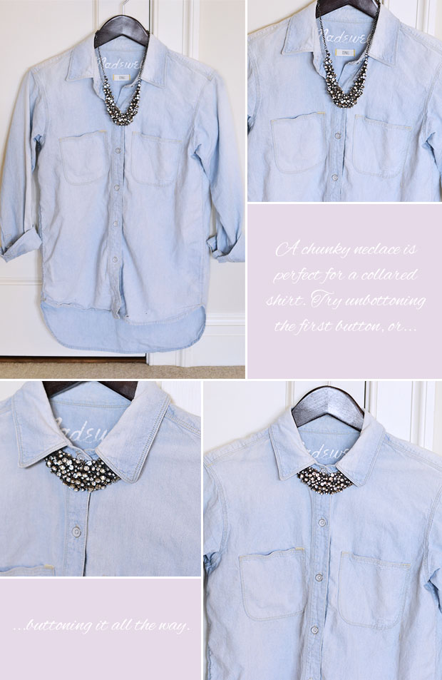 Pairing A Statement Necklace with the Right Neckline