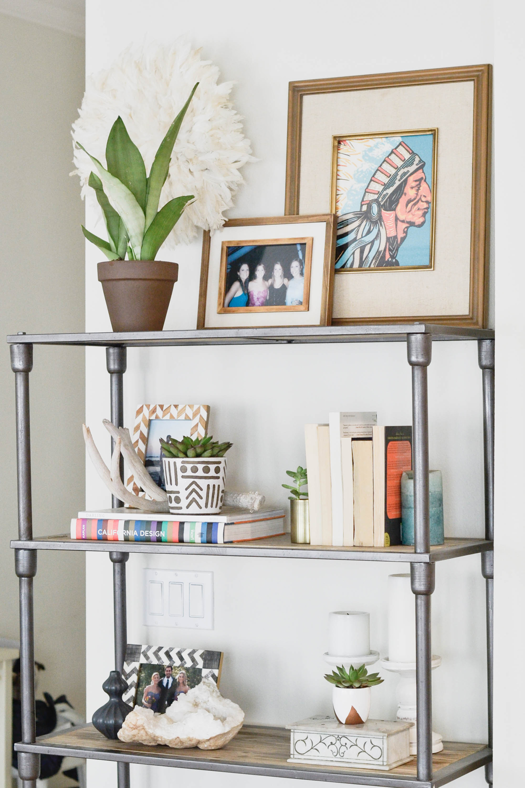 Apartment Refresh: Bookshelf Styling