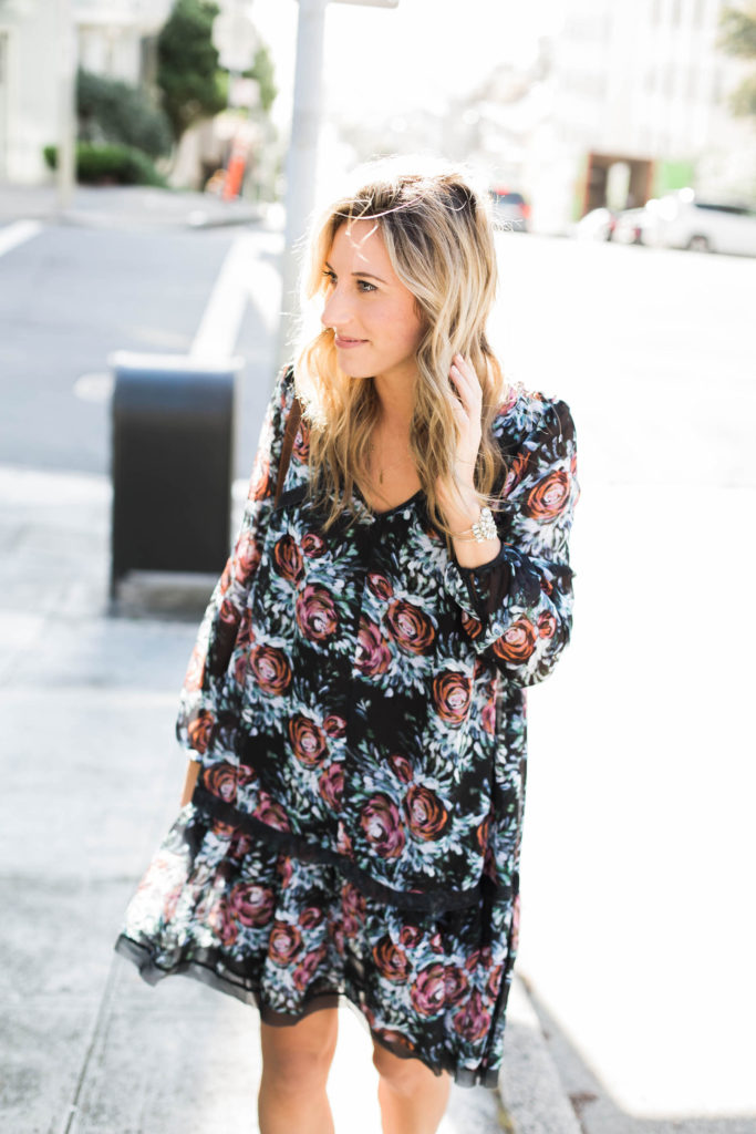 Floral Swing Dress – Advice from a Twenty Something