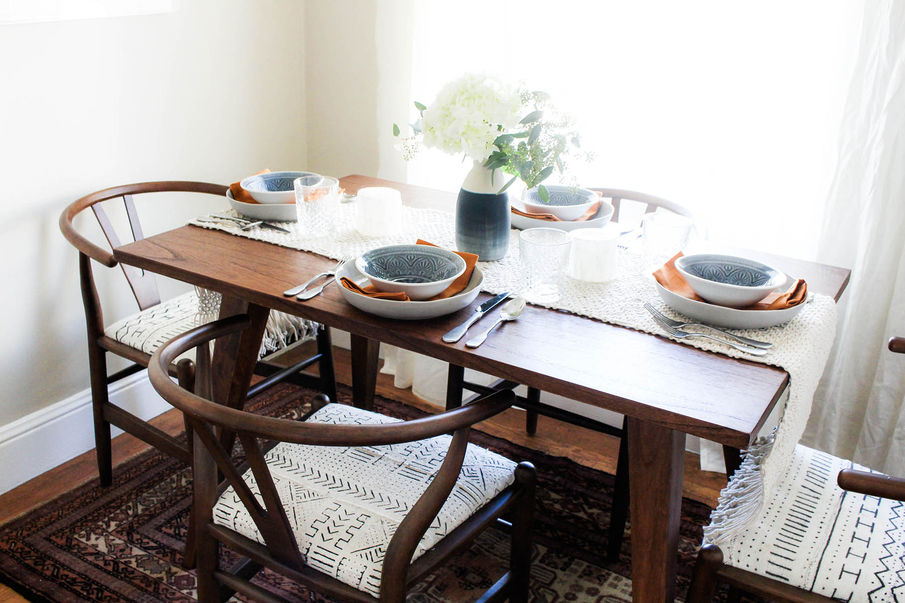 Bohemian Dining Room Reveal