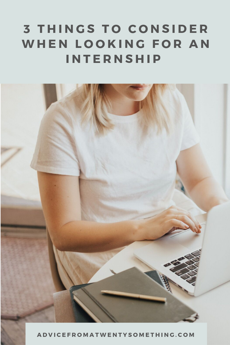 3 Things to Consider When You’re Looking for an Internship Image
